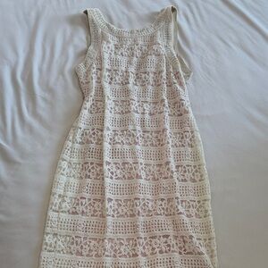 Kimchi Blue Cream Lace Midi Dress